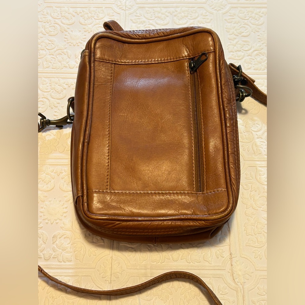 Brown Queros Colombian Genuine Leather Factory, Travel, Crossover Bag Purse - Picture 7 of 14